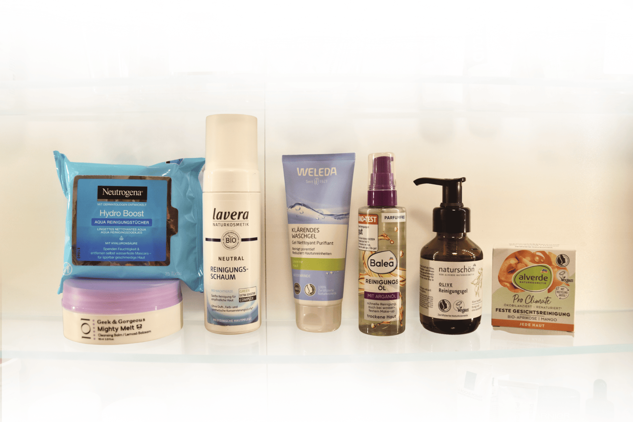 Gesichtsreinigung Produkte