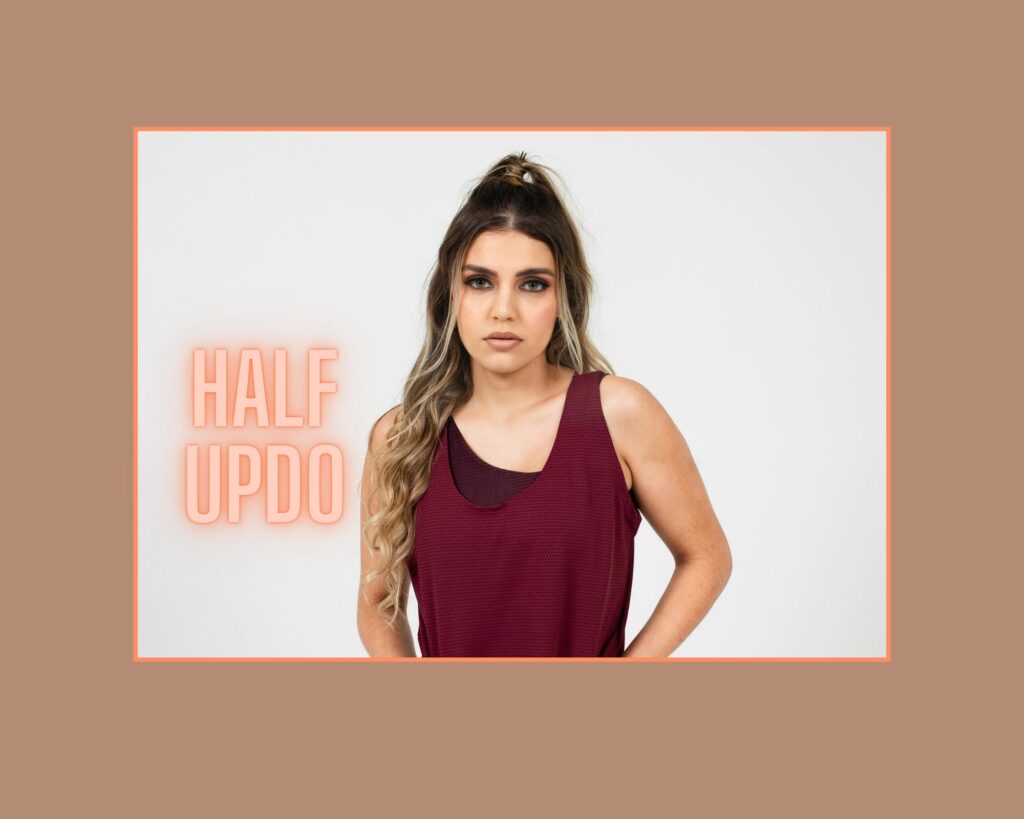 Half Updo - Sweat hair day