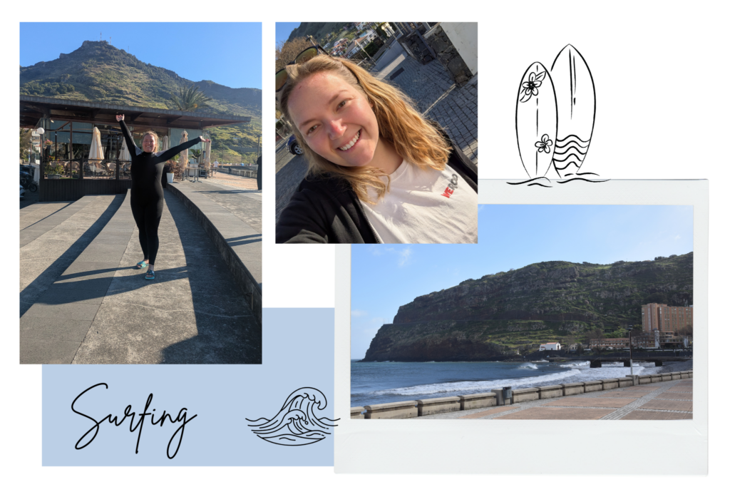 Surfing auf Madeira
