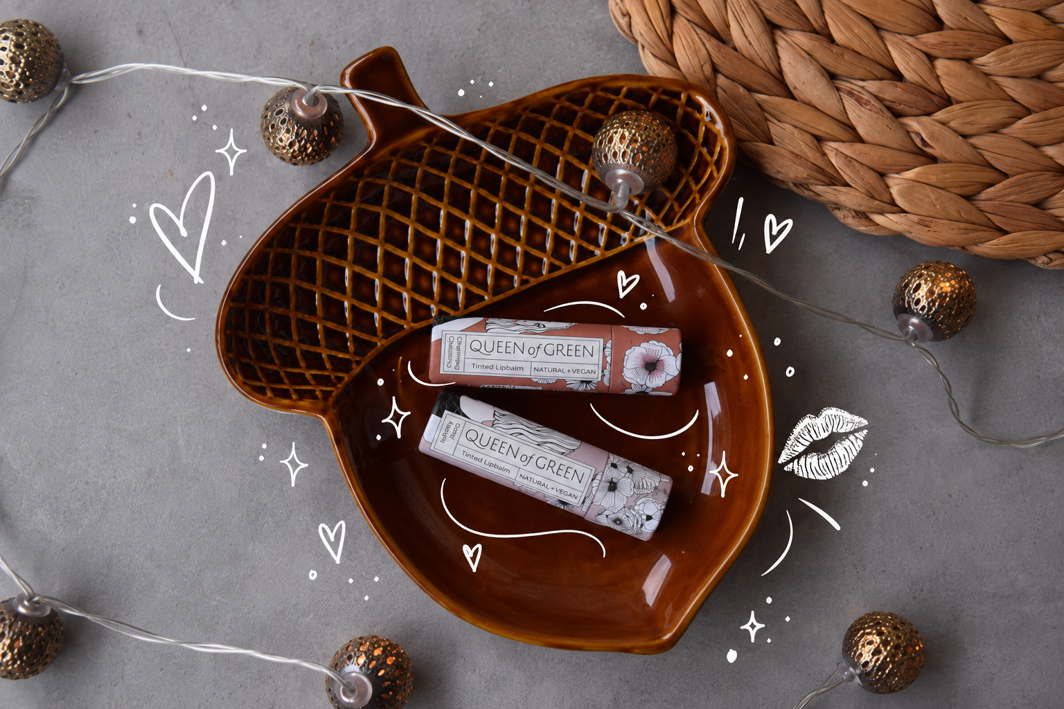 Getönter Lippenbalsam